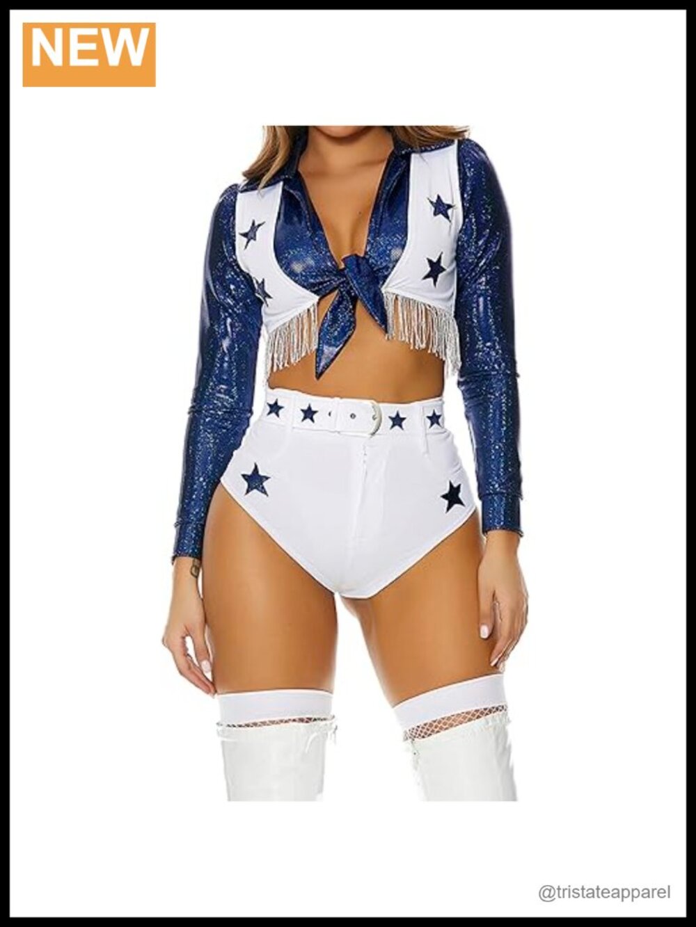 Cheerleader Costume Set Polyester Spandex Halloween Cosplay